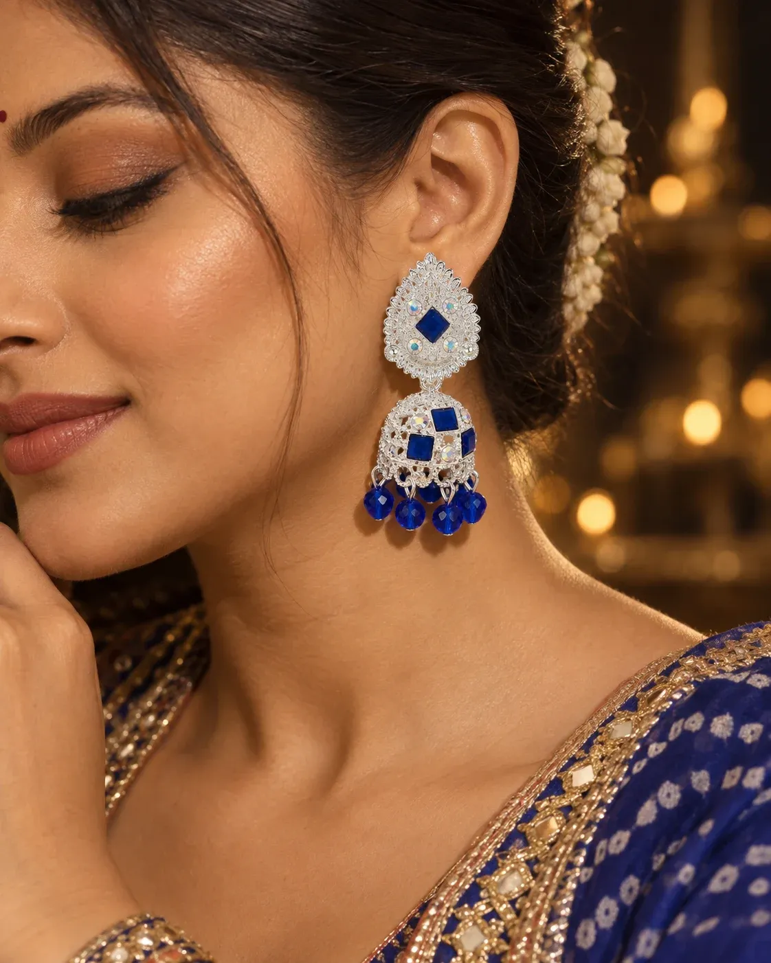 Stylish Ethnic Jhumka Earrings for Women & Girls | Party Wear Traditional Dangler Earrings